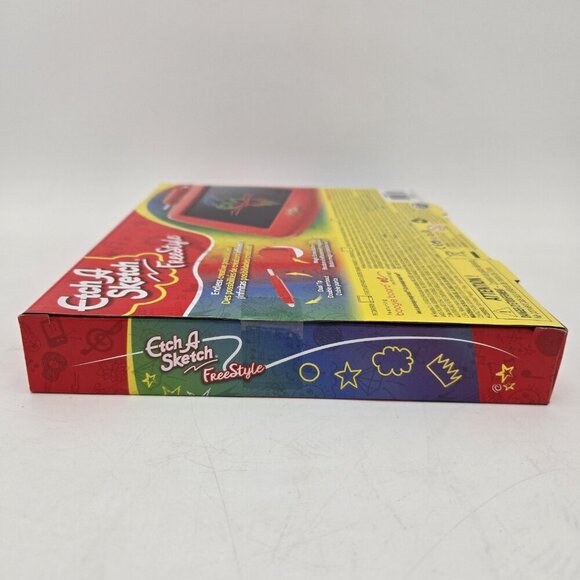 Etch A Sketch Freestyle Drawing Tablet with 2-in-1 Stylus Pen and Paintbrush Red - Picture 4 of 7